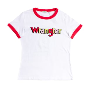 Wrangler Pink Paradise Ringer T-Shirt
