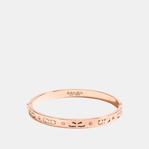 Kissing C Hinged Bangle