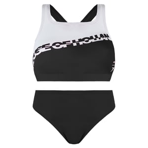Speedo Printed House Of Holland BlackWhite Women Two Pieces Swimsuit 8 121933503