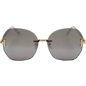 Tom Ford Ft0810 K 32C Asian Fit Gold Sunglasses
