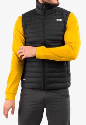 THE NORTH FACE Heren stretch ganzendons vest TNF zwart