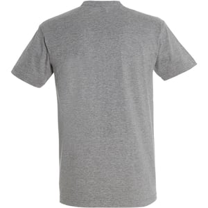 SOLS Mens Imperial Heavyweight Short Sleeve T-Shirt (Grey Marl)