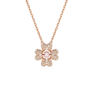 Swarovski 'Idyllia' Women's Gold Plated Metal Necklace - Rose 5674211