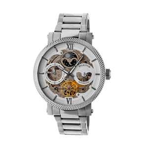 Heritor Automatic Aries Skeleton Dial Bracelet Watch
