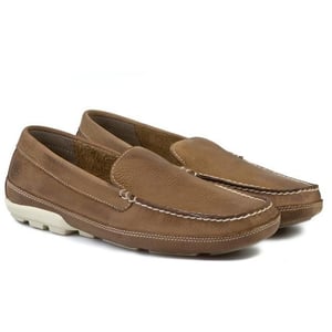 Timberland Heritage Brown Nubuck Leather Slip On Mens Shoes 6328A