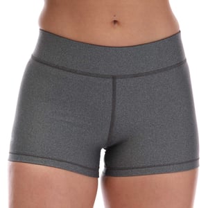 Under Armour HeatGear Mid Rise Shorts i Grå för kvinnor