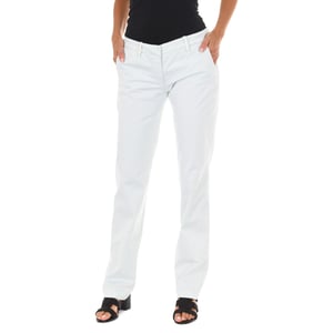 Long Chinese style pants with straight hems 70DBF0028-R123 woman