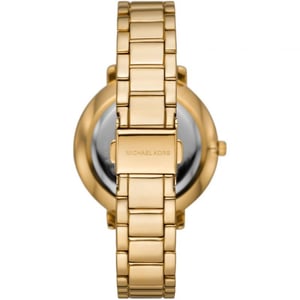 Michael Kors MK4593 Pyper Zwart MK Horloge met Patroon voor dames
