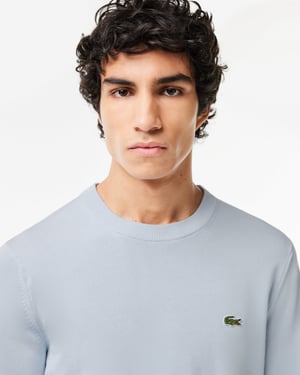 Lacoste Mens Organic Cotton Crew Neck Sweater