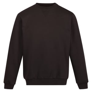 Regatta Mens Pro Crew Neck Sweatshirt (Black)