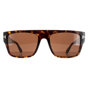 Tom Ford Square Mens Shiny Havana Brown Dunning FT0907