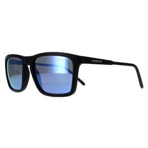 Arnette Rektangel Unisex Matt Svart Mörkgrå Spegel Vatten Polariserad AN4283 Shyguy