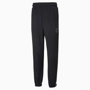 Puma x Maison Kitsune Black Stretch Waist Mens Track Pants 532326 01