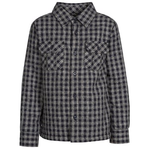 Trespass Kinderen/Kinderen Gemiddelde Lange Mouwen Gingham Shirt (Marine Gingham)