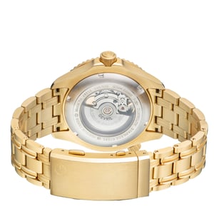 Gevril Men's Hudson Yards black dial Gold Swiss Automatic 3 Hands, Sellita SW200 Movement watch