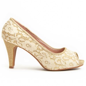 Montevita Heel Shoe Unne9 In Gold