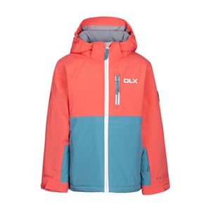 Pauline DLX skidjacka för barn/ungdomar (Peach Blush/Storm Blue)