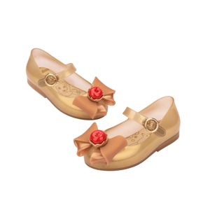 Sweet Love x Snow White Pearlish Beige/Gold Flats