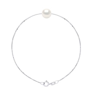 Bracelet Real Cultured Freshwater Pearl Round 8-9 mm