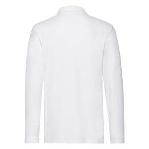 Fruit of the Loom Heren premium poloshirt met lange mouwen