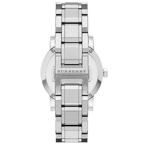 Burberry BU9125 The City Silver Dial Silver Damklocka