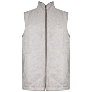 Hackett London Reversible Mens Beige Linen Gilet
