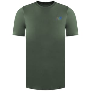 New Balance Q Speed Jacquard Mens Green T-Shirt