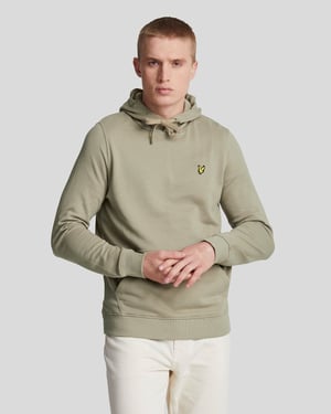 Mens Pullover Hoodie in Green