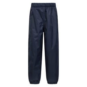 Mountain Warehouse Waterdichte kinder/kinder fleece gevoerde broek (Marine)