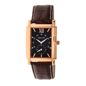 Heritor automatisch Frederick lederen band horloge