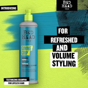 Tigi Gimme Grip Texturising Shampoo 400ml, 2pk