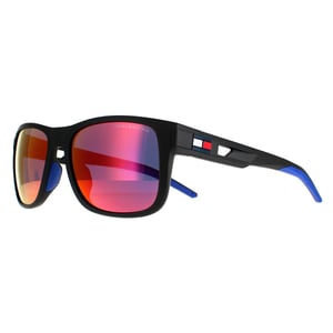 Tommy Hilfiger wrap heren mat zwart grijs infrarood th 1913/s