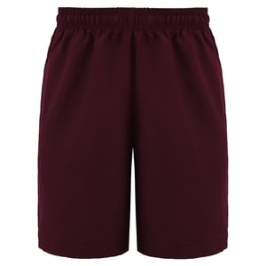Under Armour HeatGear Stretch Waist Burgundy Heren Losse Shorts 1320869 600