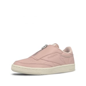 Reebok Club C38 Zip Slip-On Roze Glad Leer Dames Trainers BS6606