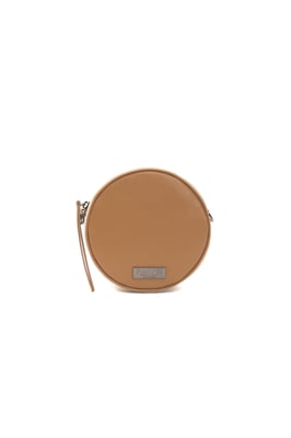 Pompei Donatella Vrouwen Bruin Leren Crossbody Tas