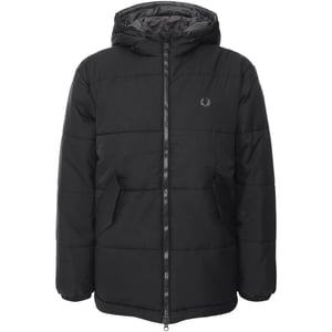 Fred Perry zwart Primaloft geisoleerd jack met capuchon