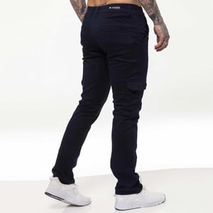 Enzo Mens Cargo Combat Chinos