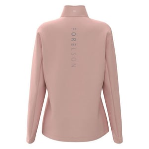 Forelson Womens/Ladies Broadway Quarter Zip Golf Base Layer Top (Pink)