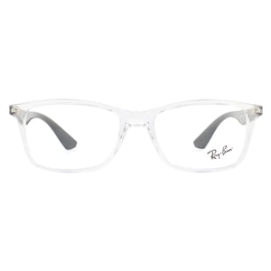 Ray-Ban Rektangulär Transparent och Svart Unisex Dam Glasögonbågar