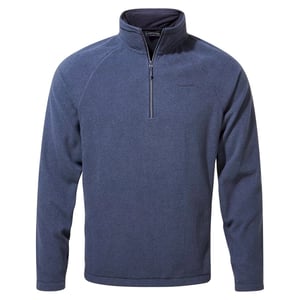 Craghoppers Mens Corey VI Half Zip Fleece Top (Blue Navy Marl)