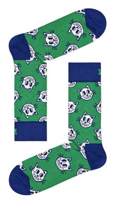Happy Socks - Novelty Cat Design Socks | Great Gift - Cat