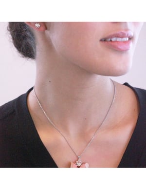 Lily Set - Silver och kristall