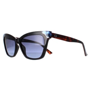 Guess Rectangle Womens Blonde Havana Blue Gradient GU7840