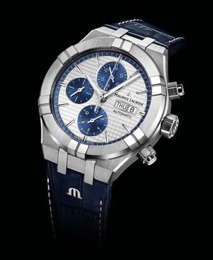 Maurice Lacroix Aikon Heren Horloge Blauw AI6038-SS001-131-1