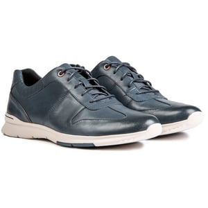 Clarks Un Tynamo Tie Mens Navy Shoes
