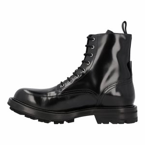 Alexander McQueen Släta läder kängor