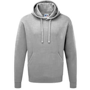 Russell Colour Mens Hooded Sweatshirt / Hoodie (Light Oxford)