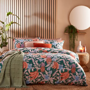 furn. Cypressa Mosaic Reversible Duvet Cover Set