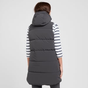 North Ridge Women's Long Line Roaming Water Repellent & Insulated Gilet with Hood
