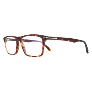 Tom Ford Rectangle Mens Red Havana FT5681-B